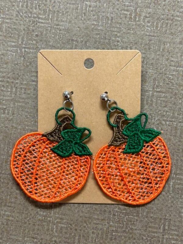 Pumpkin Mesh Earrings