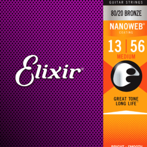 Elixir Nanoweb 13|56  80/20 Bronze Acoustic Guitar Strings