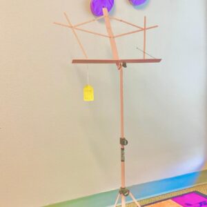 Pink Metal Music Stand