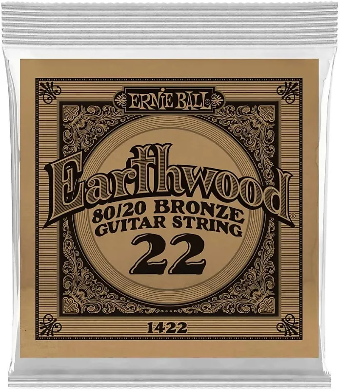 Ernie Ball P01422 .022 Earthwood 80/20 Bronze Acoustic Guitar String