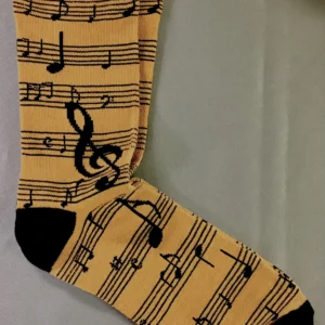 Sheet Music Dress Socks