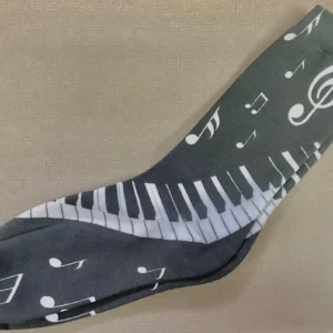 Monochrome Piano Socks