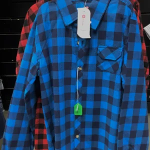 Boy's Blue Check Shirt