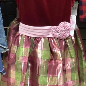 Girl's Burgundy Formal Dress