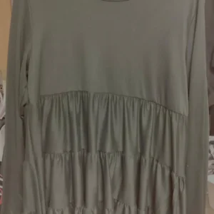 Women's Dark Sage Green Tiered Blouse