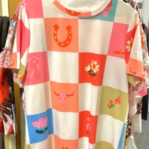 Women's Western Colorblock Tee